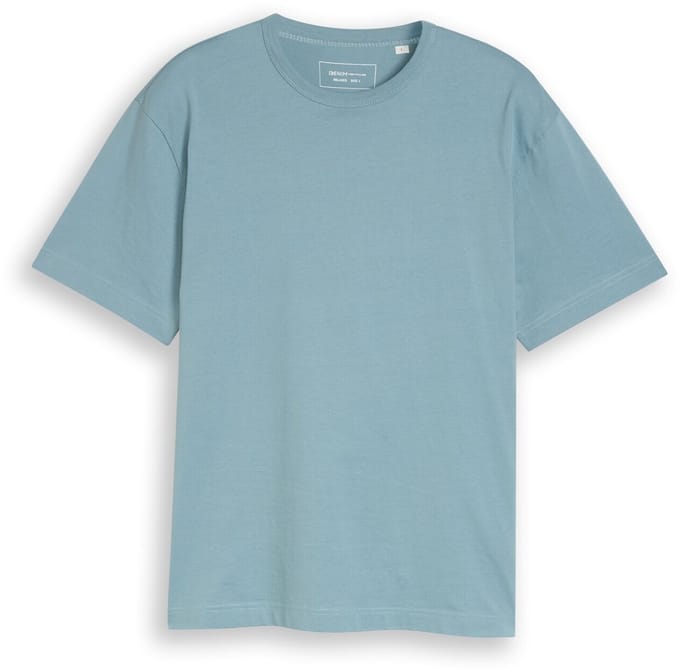 Tom Tailor Denim - Relaxed fit T-shirt van katoen - Maat S - citadel blue