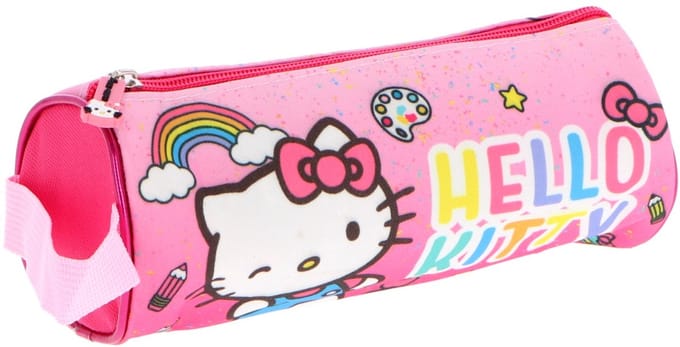 Hello Kitty Etui - Pennenetui voor Kind - Rond - Roze - Pennenzak
