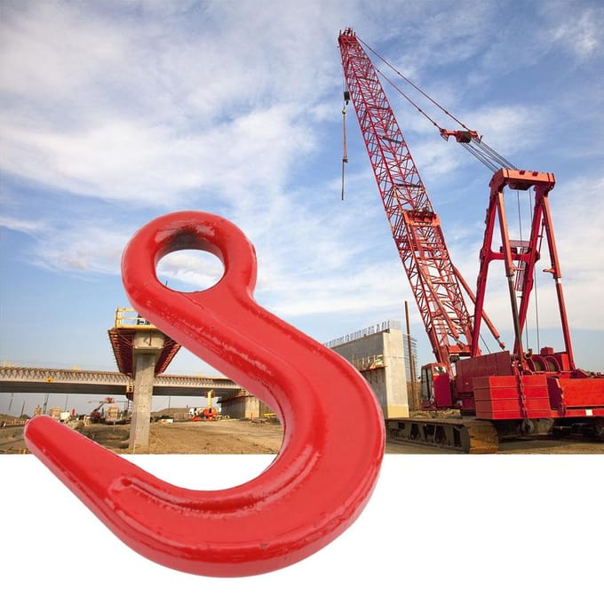 2 Ton Hefhaak Grote Opening Legeringsstaal Kraanhaak voor Scheepsbouw