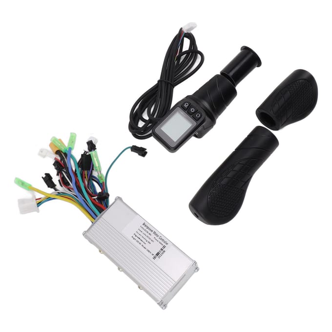 36V 48V 500W 28A Sinusgolf 3 Modes Borstelloze Controller 128DX Halve Draai Gashendel met Paneel white