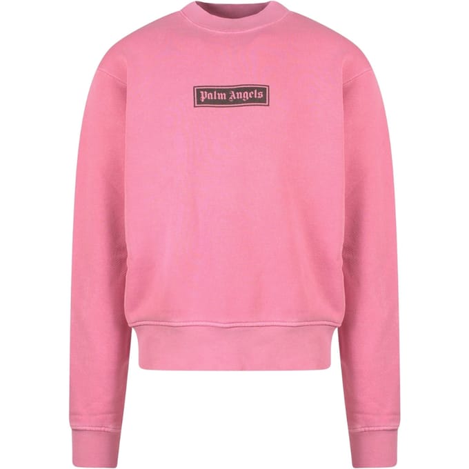 Palm Angels Gd Box Logo Crewneck Roze