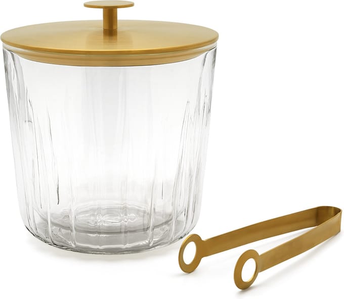 Leopold Vienna - IJsemmer met deksel dubbelwandig - Arinto 1 L glas/RVS