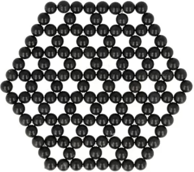 Onyx levensbloem onderzetter / mat