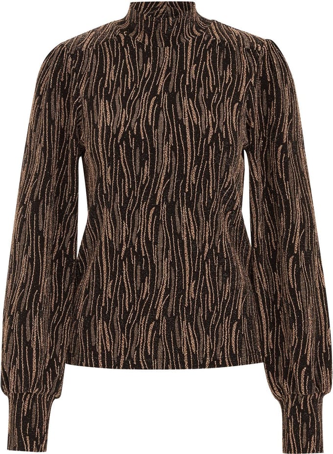 WE Fashion Dames top met glittergaren
