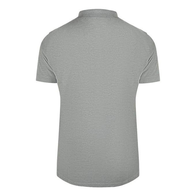 Cavalli Class Getapete Schouders Grijs Poloshirt
