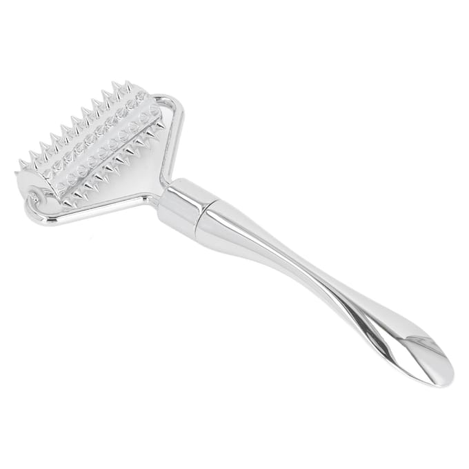 Metalen Acupunctuur Massage Roller voor Spierontspanning Verlicht Stijfheid Verbeter Circulatie Handheld white