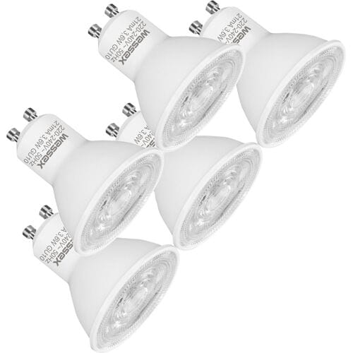 Toolstation LED lamp spot GU10 3.6W 345lm Dimbaar 2700K (5 Stuks)