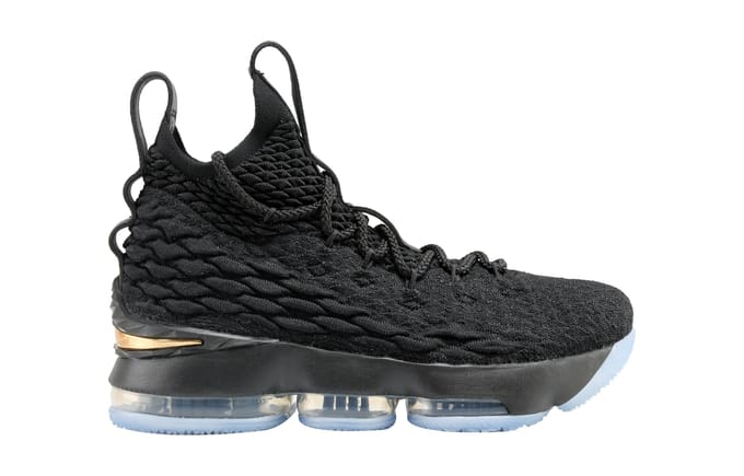 Nike LeBron 15 Zwart Metallic Goud GS 922811-006 36.5 black