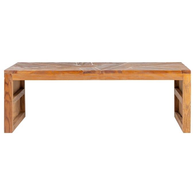 vidaXL - Tv-meubel - 110x60x38 - cm - massief - teakhout