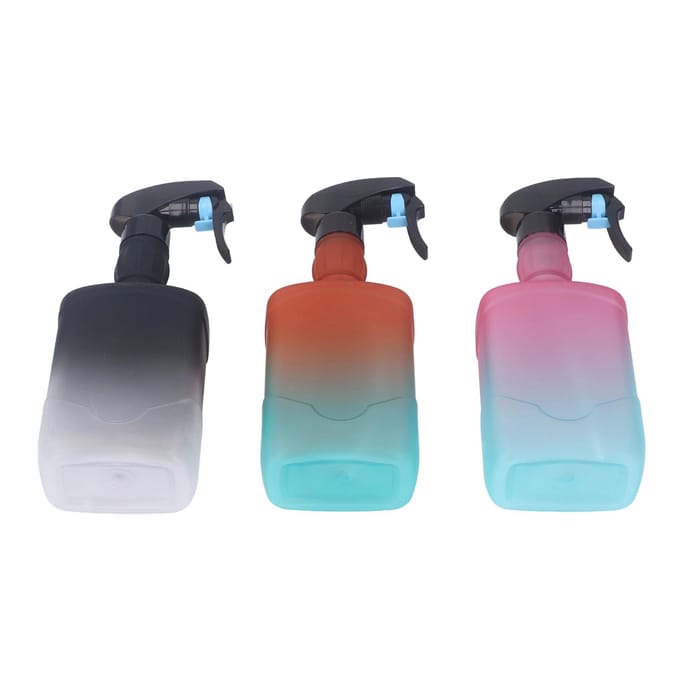 3 stuks Sprayfles Navulbaar Leeg Verstelbare Nevel Watersprayfles voor Thuis Kapsalon Kapper gray