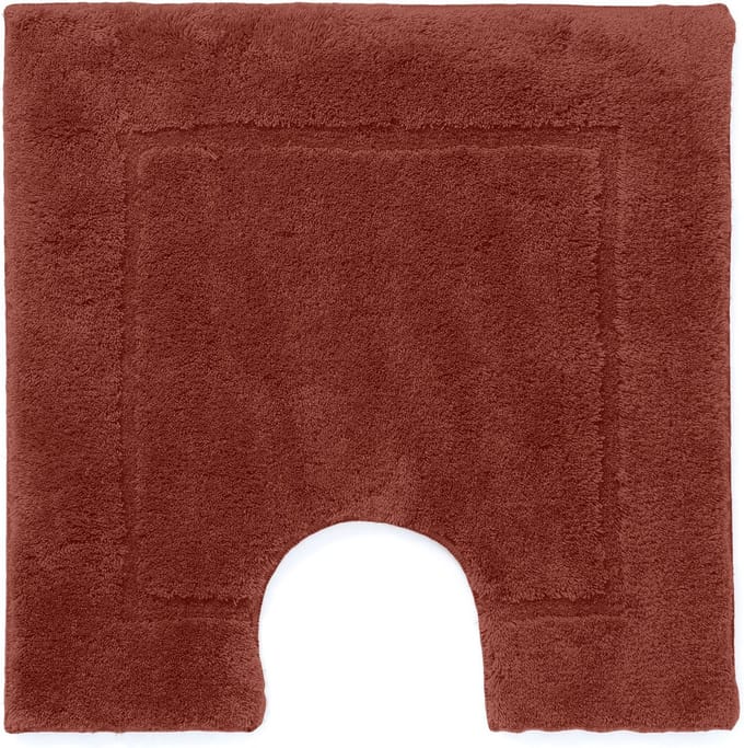 Casilin Orlando Luxe WC-mat - 59 x 59 cm - Met uitsparing - Oranje