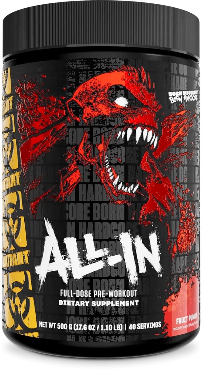 Mutant Mutant All-In (40 serv) Fruit Punch - Pre-Workout - Pre-Workout Booster