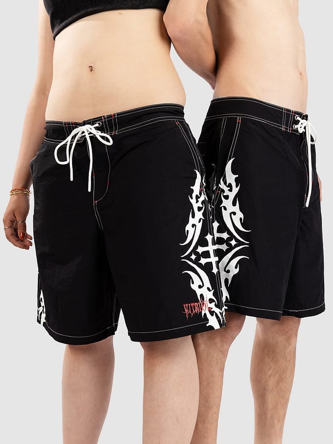 Vitriol 20" Tattoo Boardshorts zwart