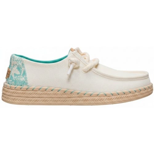 Hey Dude Wendy Bootschoenen beige Textiel - Maat 39