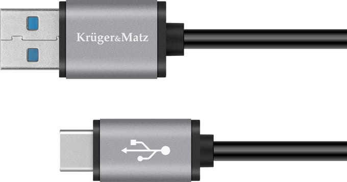 Krüger&Matz - USB Kabel - 100cm - USB 3.0 - Power Delivery