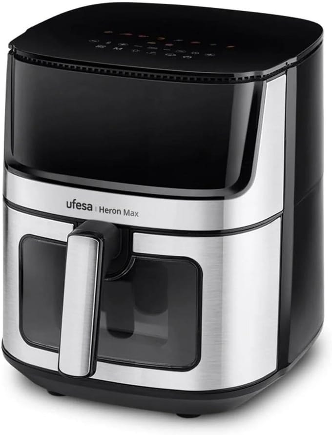 Heteluchtfriteuse 8 Liter met Stoomfunctie - Digitale Airfryer XXL