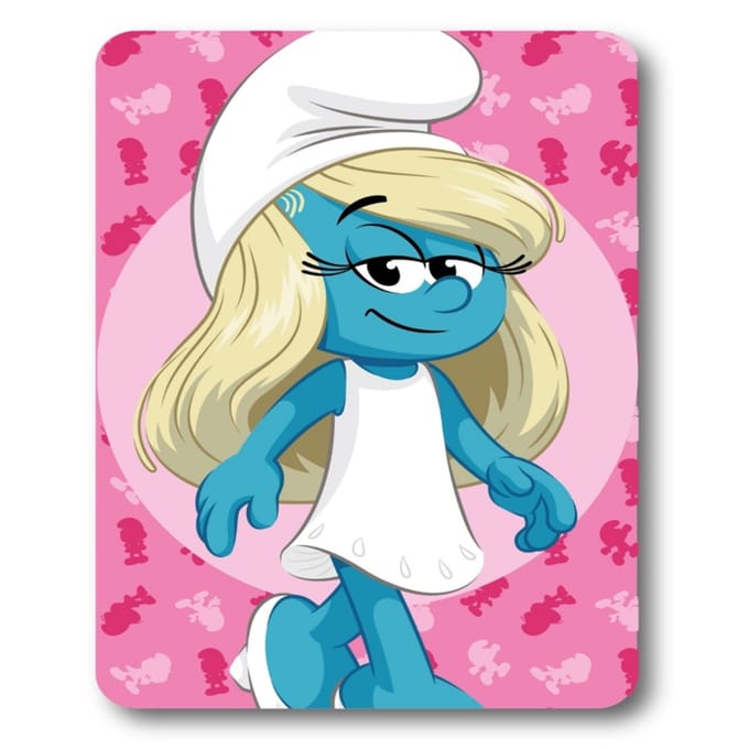 Smurfs Smurfette fleece blanket 100x140cm
