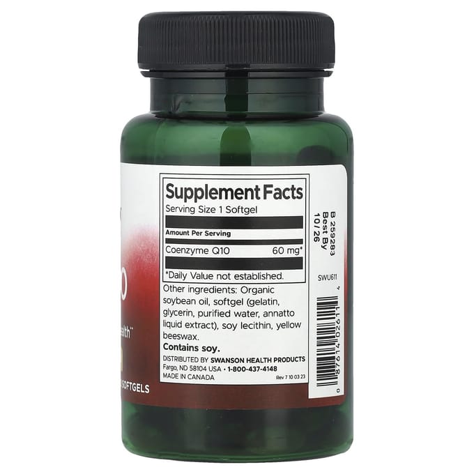 Coq10, 60 mg, 120 softgels