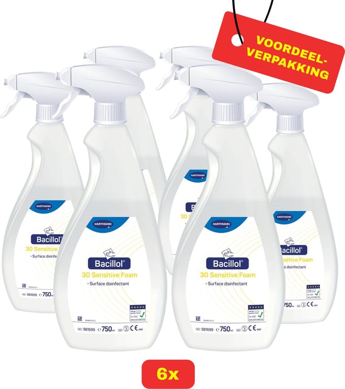 Desinfectie spray Bacillol 750 ml 8 stuks