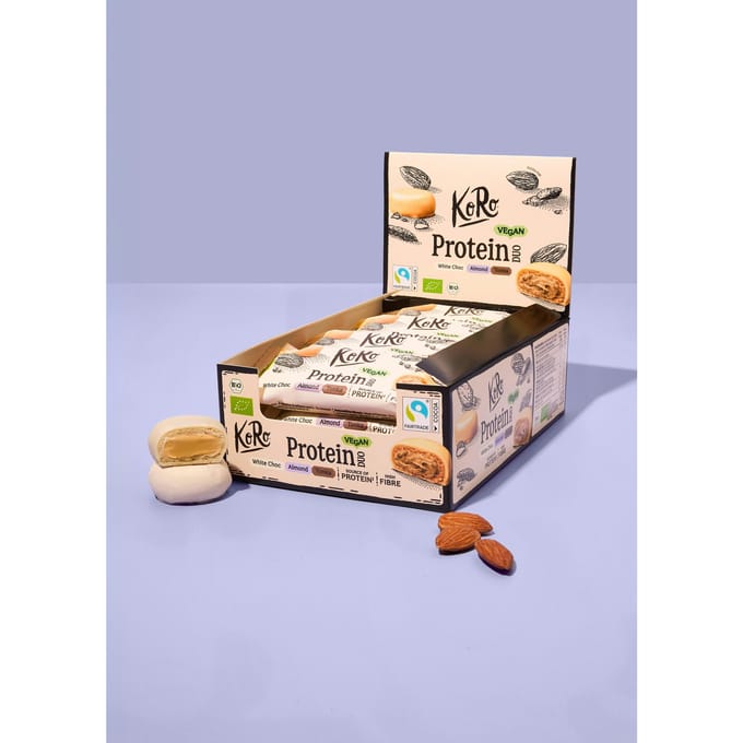 Bio protein duo white choc almond tonka | 12 x 2 x 20 g