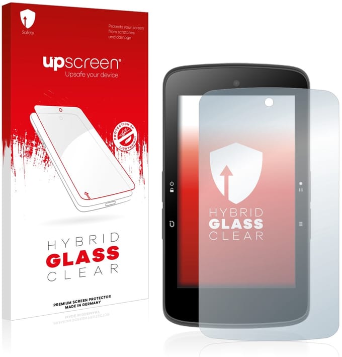 upscreen - Screenprotector voor Bryton Rider S800 - Folie Beschermfolie Beschermglas transparant