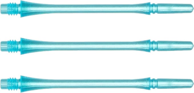 Dart Shafts - Rotatie Delen - Precisie Werpen - Dunne Constructie - 8 cm - Helder Blauw