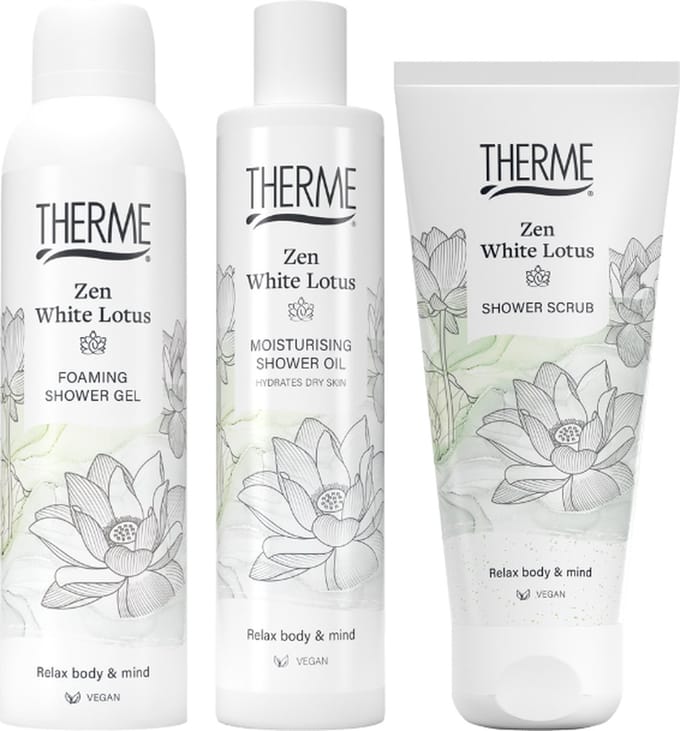 Therme Cadeauset Zen White Lotus Douche Set
