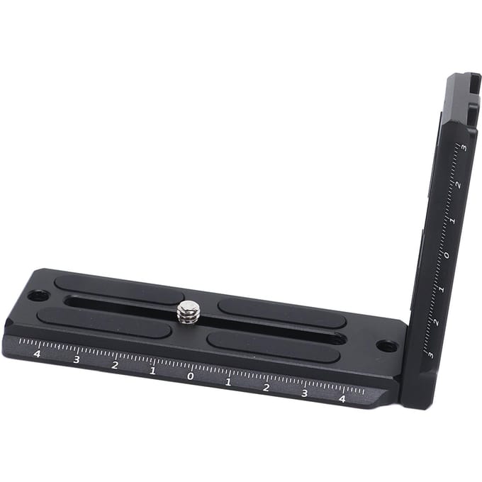 L Beugel Verticaal Horizontaal Schakelen Snelkoppelingsplaat Camera Statief Balhoofd Stabilisator L gray