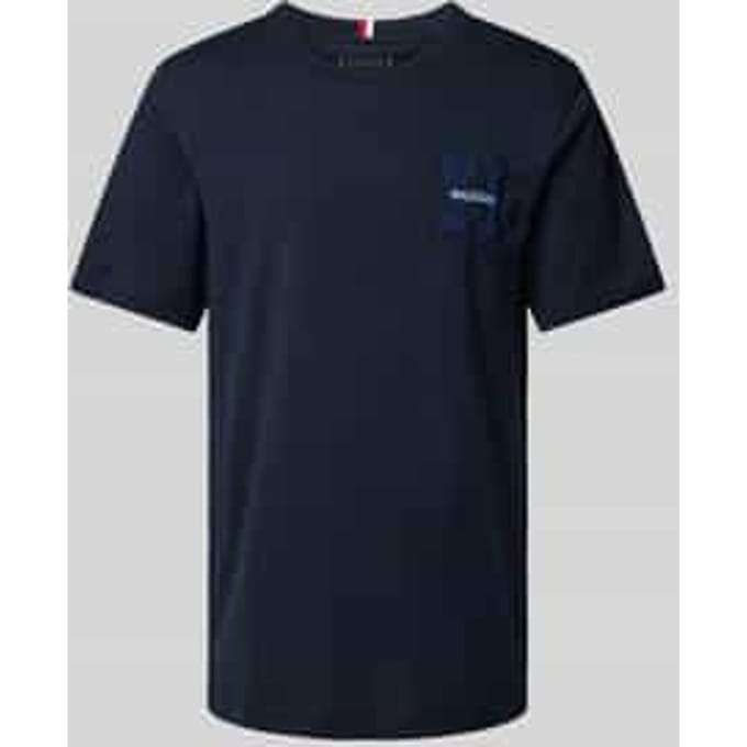 T-shirt met labelpatch
