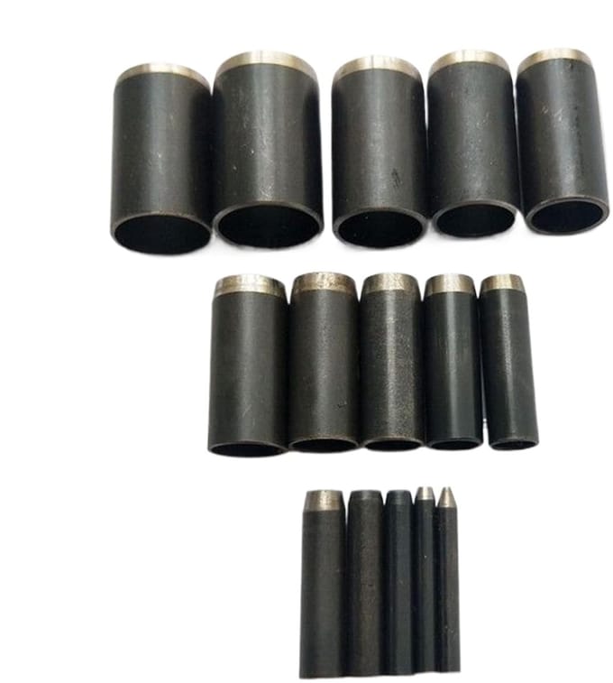 Leerpons Set - Gatenmaker - Lederbewerking - 15 Maten - 1-15 mm - Metaal