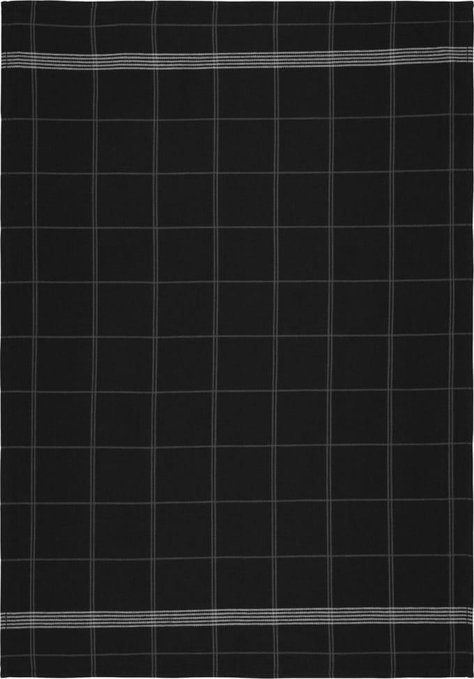 Södahl Minimal Theedoek 50 x 70 cm Black