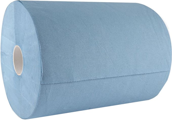 HYGOCLEAN rol poetspapier, 2-laags, blauw, vel: 220 x 350 mm