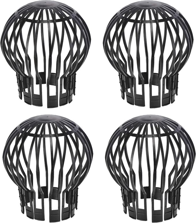 Universele Dakgoot- en Regenpijpbescherming Set van 4 Stuks