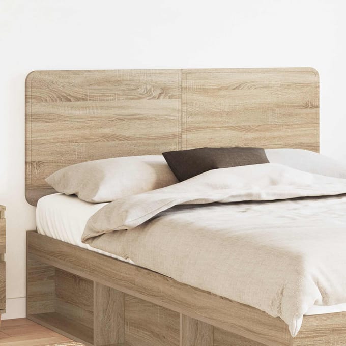 vidaXL Hoofdbord Sonoma Eiken Bewerkt hout