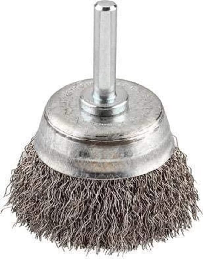 KWB - Komborstel op stift - 70mm 75gram - Grof staaldraad