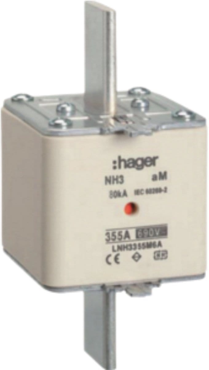 Hager LNH3355M6A HAG MESPATR.NH3 AM 355A 690V per 3