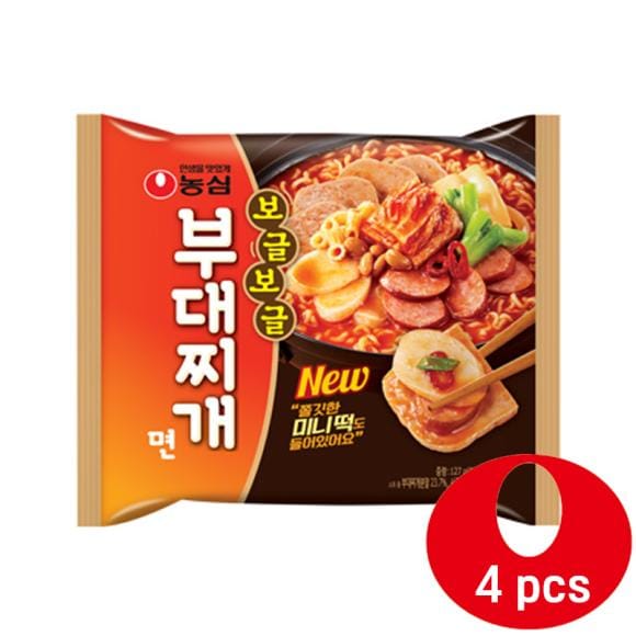 Nongshim Budae/Army Jjigae/Ragoût de nouilles 127g (3 Options) 8PCS