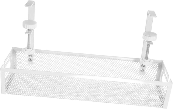 Onder Bureau Organizer - Kabelgoot Bureau - Kabel Beheer - Compact Ontwerp - 39x19.8x12cm - Wit