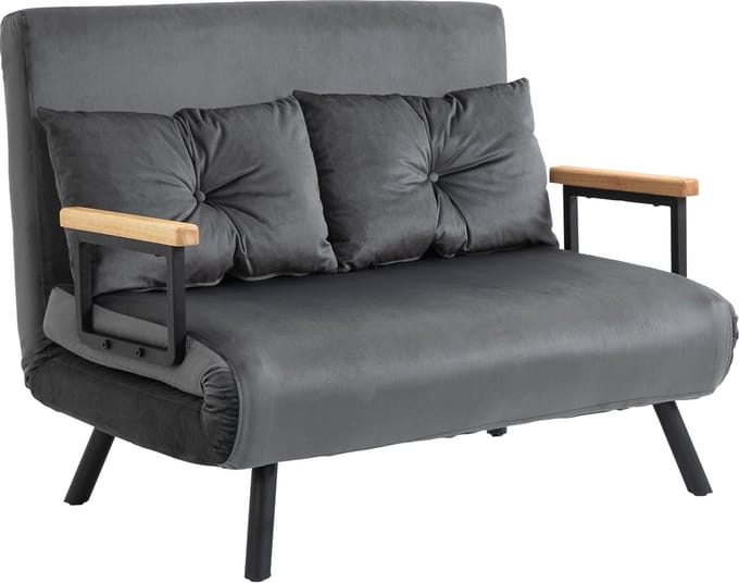 HOMCOM Schlafsofa mit Sitzkissen 839-835V00