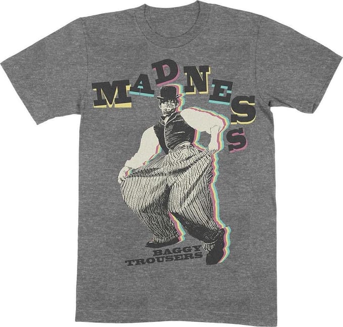 Madness Heren Tshirt -2XL- Baggy Trousers Grijs