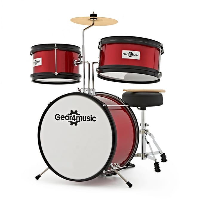 Kinderdrumstel van Gear4music, Rood