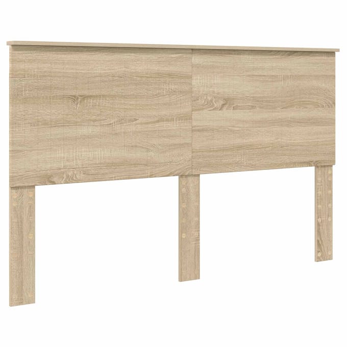 vidaXL Hoofdbord Sonoma Eiken Bewerkt hout