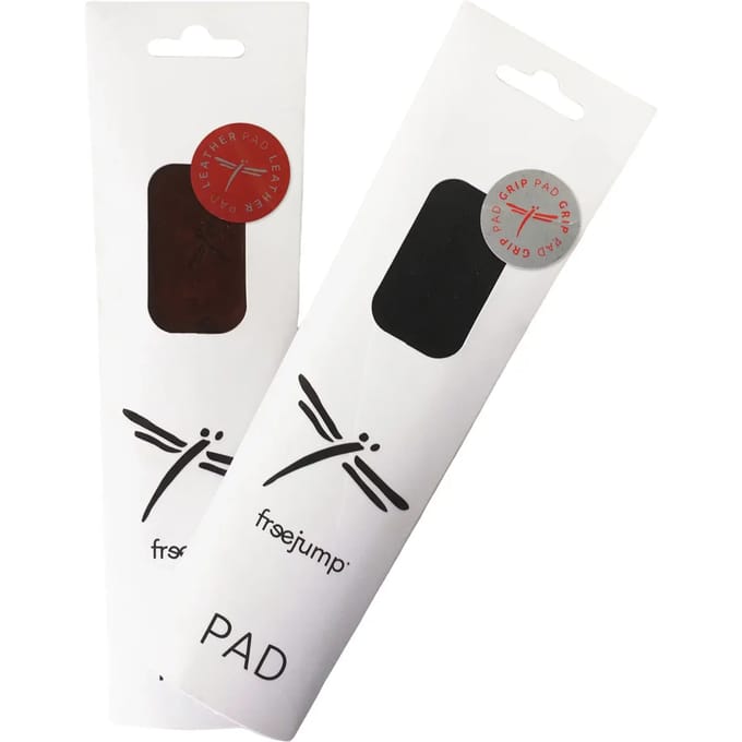 Leren stijgbeugelriemen Free Jump Pad