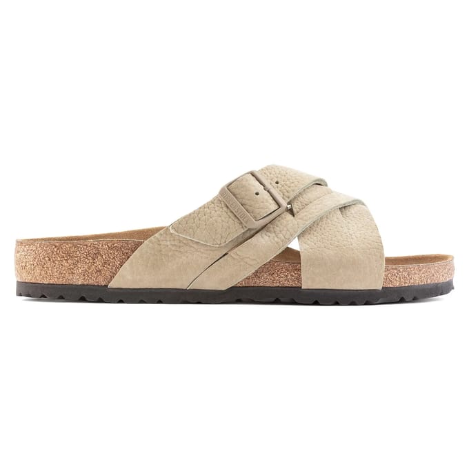 Sandalen van nubuckleer Birkenstock Lugano
