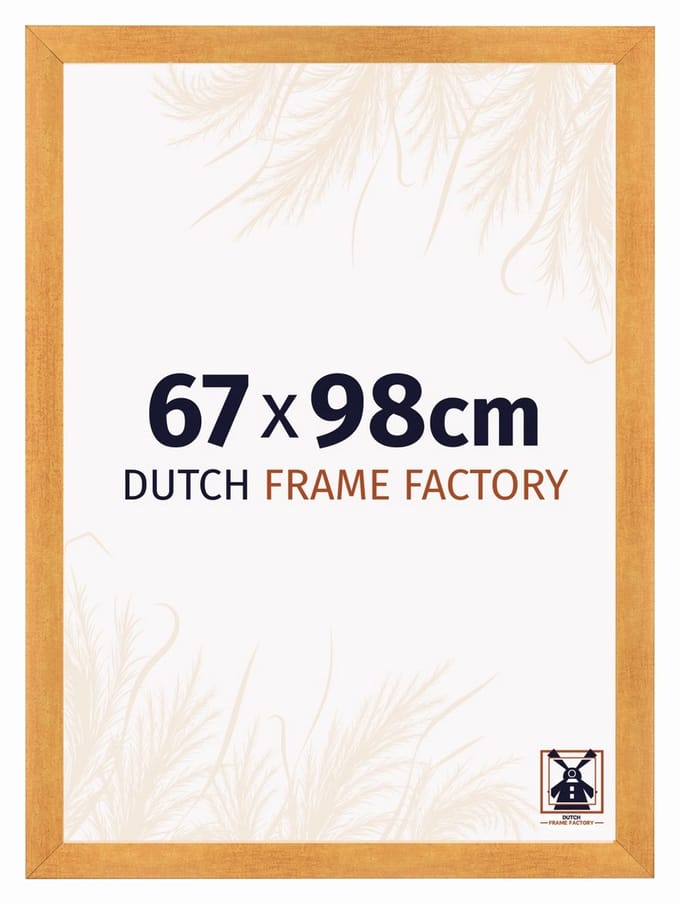 Fotolijst 67x98 cm - MDF - Oranje - Praag