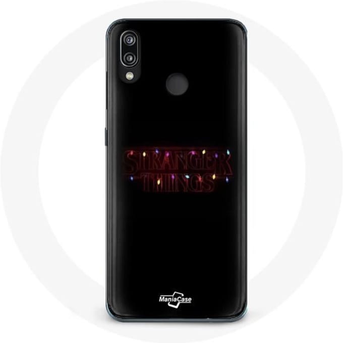 Coque pour Huawei P20 Lite Stranger Things Affiche Logo Joyeux noël