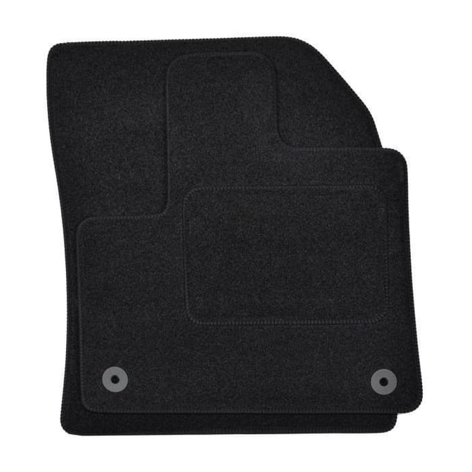 Tapis de sol - Citroën - Berlingo - Velours noir - 2 pièces - Ajustement précis