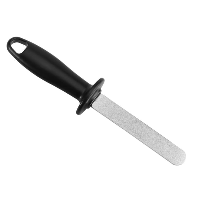 Couteau de cuisine portatif double face multifonctionnel Outils de coupe Aiguiseur Pierre à aiguiser
