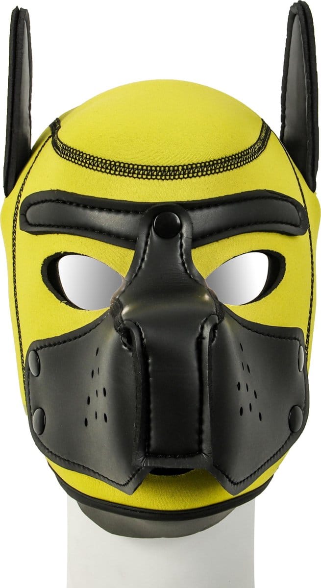 Banoch - Lindo Perrito Neoprene - honden masker puppy - geel