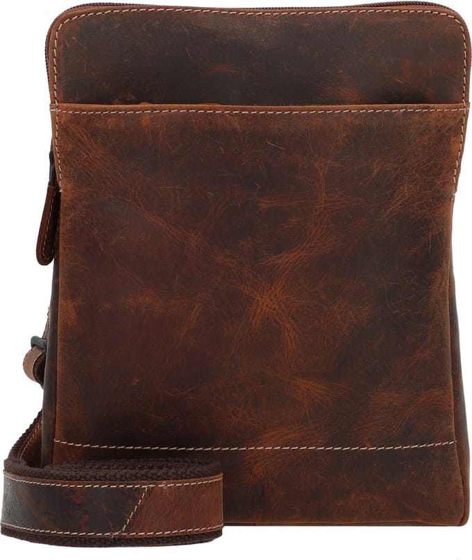 Jack Kinsky Baltimore 24 Schoudertas Leer 19 cm - Jongens - cognac